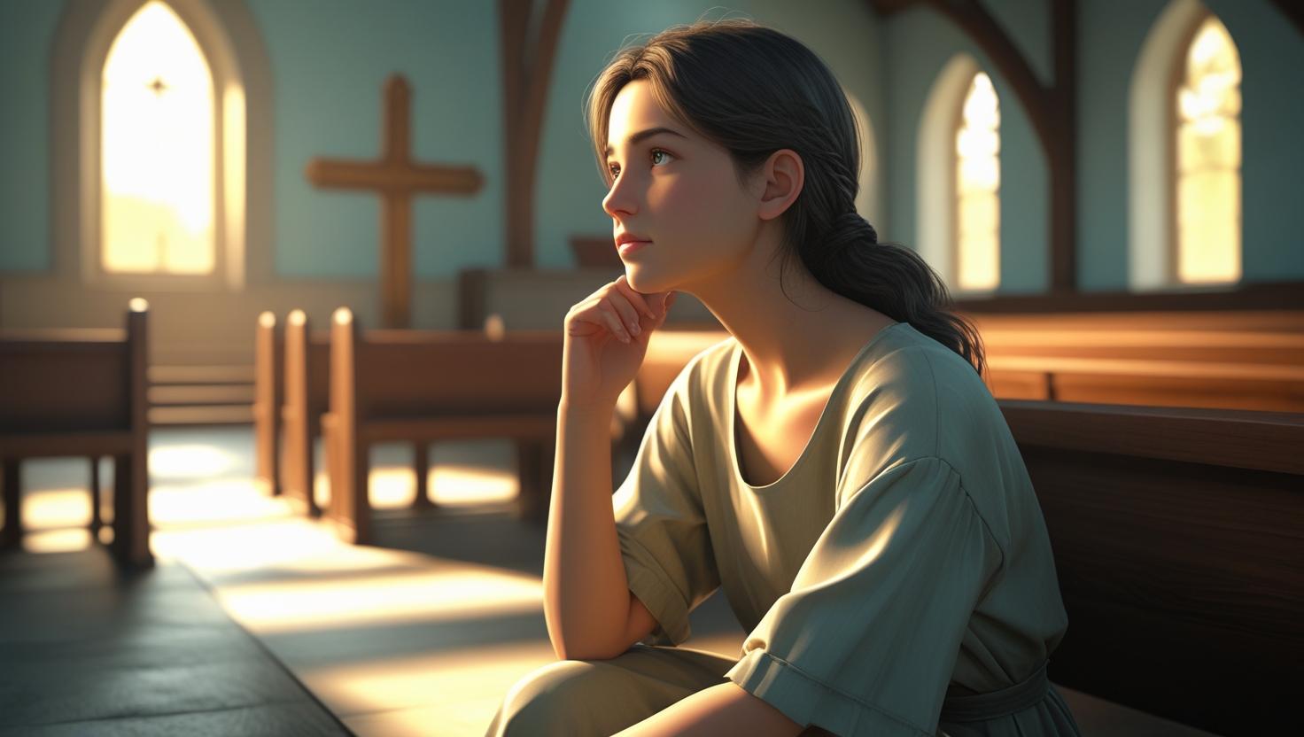 imagen de chica que esta discerniendo su vocación religiosa